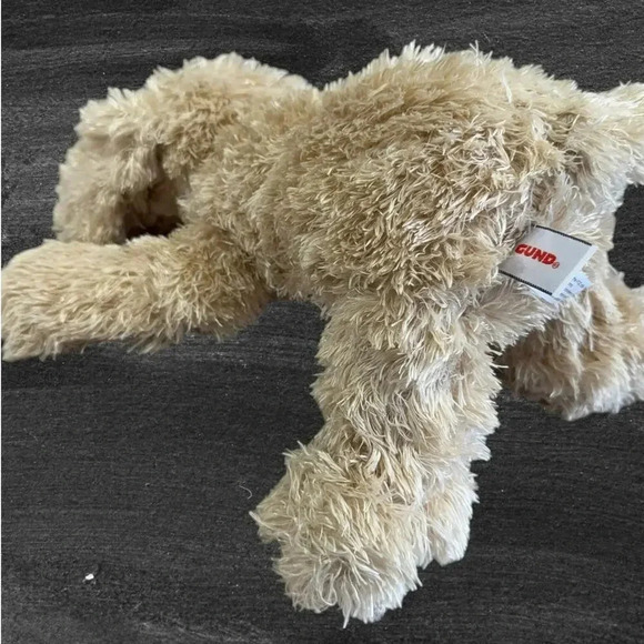 Gund Puppy Dog Plush Fluffy Stuffed Animal Toy Beige 14 " - Picture 8 of 14